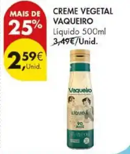 Pingo Doce Creme vegetal vaqueiro promoção