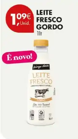 Pingo Doce Pingo Doce leite fresco gordo promoção