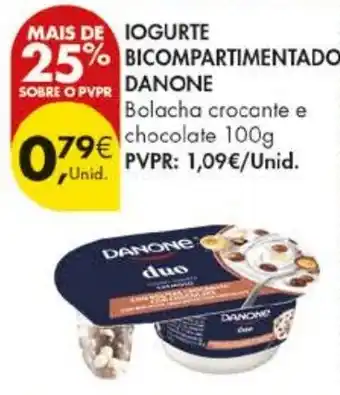 Pingo Doce Iogurte bicompartimentado danone promoção