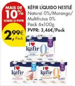 Pingo Doce Kéfir líquido Nestlé promoção