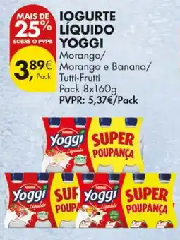 Pingo Doce Iogurte líquido yoggi promoção