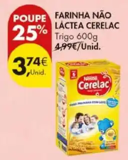 Pingo Doce Farinha não láctea cerelac promoção