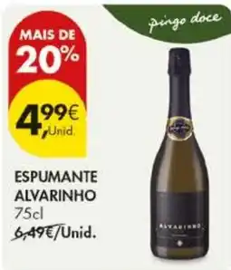 Pingo Doce Espumante alvarinho promoção