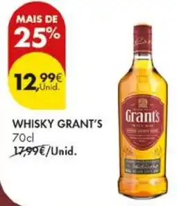 Pingo Doce Whisky Grant's promoção