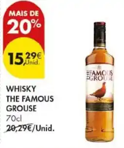 Pingo Doce whisky the famous grouse promoção
