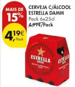 Pingo Doce Cerveja c/álcool estrella damm promoção