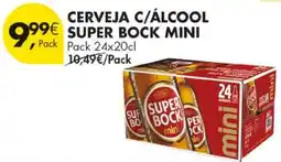 Pingo Doce Cerveja c/álcool super bock mini promoção