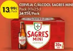 Pingo Doce Cerveja c/álcool sagres mini promoção