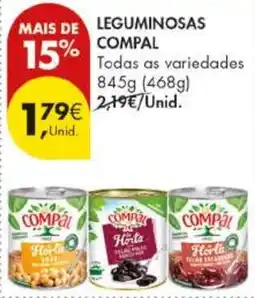 Pingo Doce Leguminosas compal promoção