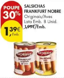 Pingo Doce Salsichas frankfurt nobre promoção