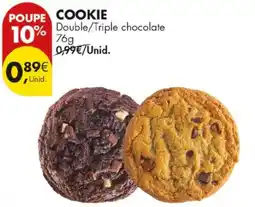 Pingo Doce Cookie double/triple chocolate promoção