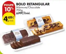 Pingo Doce Bolo retangular promoção