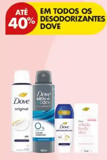Pingo Doce Dove desodorizantes promoção