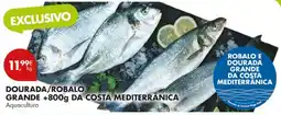 Pingo Doce dourada/robalo grande da costa mediterrânica promoção
