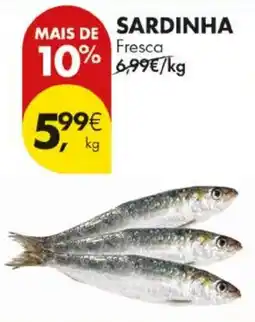 Pingo Doce Sardinha Fresca promoção