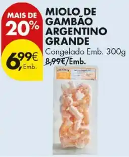 Pingo Doce miolo de gambão argentino grande promoção