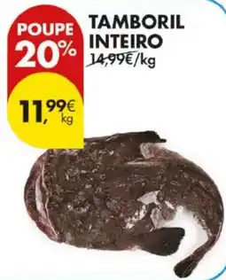 Pingo Doce Tamboril inteiro promoção