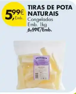 Pingo Doce Tiras de pota naturais promoção