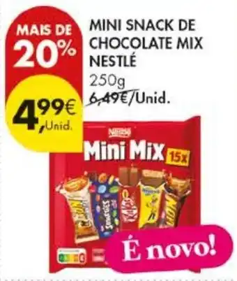 Pingo Doce Mini snack de chocolate mix nestlé promoção
