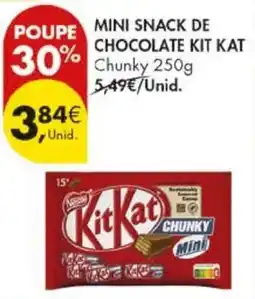 Pingo Doce Mini snack de chocolate kit kat promoção
