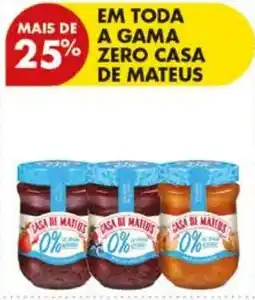 Pingo Doce Casa de Mateus 0% promoção