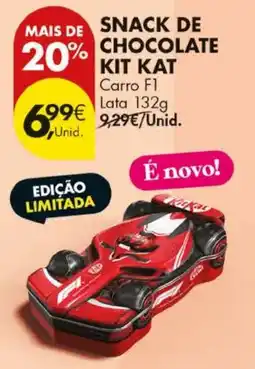 Pingo Doce snack de chocolate kit kat carro f1 promoção