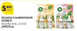 Pingo Doce Recarga p/ambientador elétrico baunilha emb. 2 unid. promoção