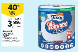 Continente Rolo de cozinha foxy tornado azul promoção