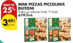 Pingo Doce Mini pizzas piccolinis buitoni promoção