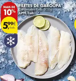 Pingo Doce filetes de garoupa promoção