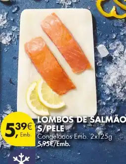 Pingo Doce lombos de salmão s/pele promoção