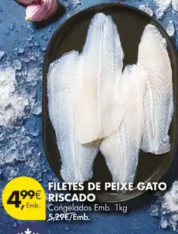 Pingo Doce filetes de peixe gato riscado promoção