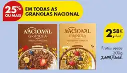 Pingo Doce Nacional granola promoção