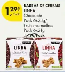 Pingo Doce Barras de cereais linha promoção