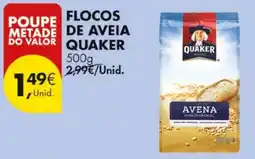 Pingo Doce Flocos de aveia quaker promoção