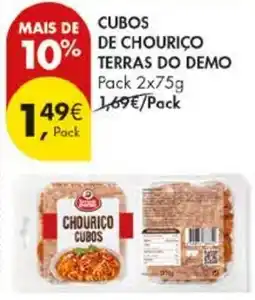 Pingo Doce Cubos de chouriço terras do demo promoção