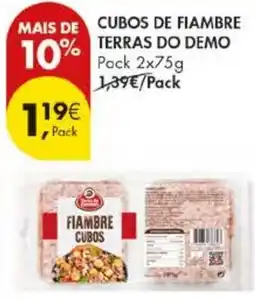 Pingo Doce Cubos de fiambre terras do demo promoção