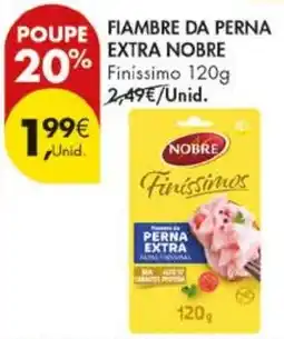 Pingo Doce Fiambre da perna extra nobre promoção