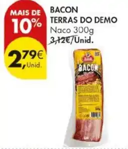 Pingo Doce Bacon terras do demo promoção