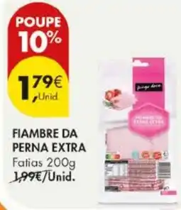 Pingo Doce Fiambre da perna extra promoção