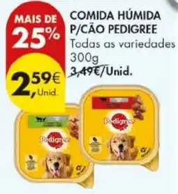 Pingo Doce comida húmida p/cão pedigree promoção
