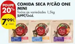Pingo Doce comida seca p/cão one mini promoção