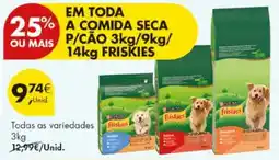 Pingo Doce comida seca p/cão friskies promoção