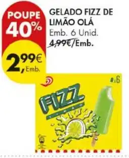 Pingo Doce Gelado Fizz de Limão Olá promoção