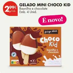 Pingo Doce Gelado mini choco kid promoção