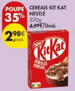 Pingo Doce Cereais Kit Kat Nestlé promoção