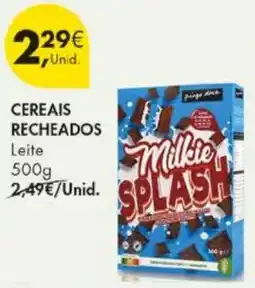 Pingo Doce Milkie Splash Cereais Recheados Leite promoção