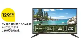 Pingo Doce tv led hd 32" e-smart promoção