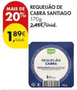 Pingo Doce Requeijão de cabra santiago promoção