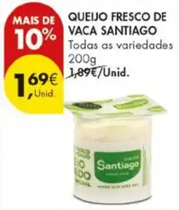 Pingo Doce Queijo fresco de vaca santiago promoção